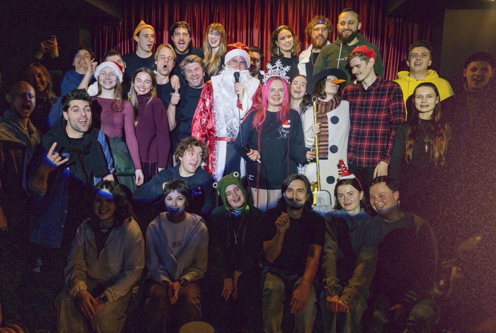 The Flashback Lab team with guests